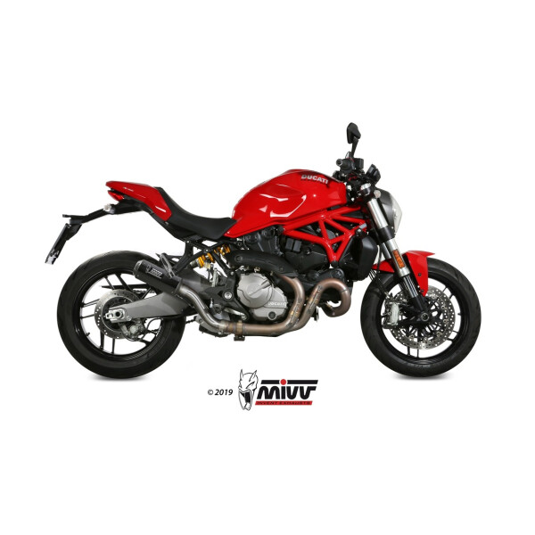 MIVV Auspuff - SLIP-ON - MK3 - CARBON fr DUCATI MONSTER 821 Bj. 2018 > 2020 - D.041.SM3C