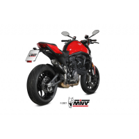 MIVV-SLIP-ON X-M5 - Edelstahl Schwarz für DUCATI -...
