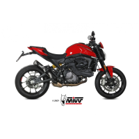MIVV-SLIP-ON XM5 - Edelstahl Schwarz für DUCATI - MONSTER 937 / MONSTER 937 +  BJ. 2021 > 2024 - D.048.LC5B