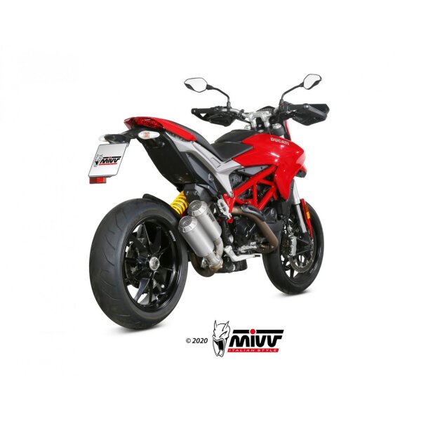MIVV Auspuff - 2 SLIP-ON - MK3 - EDELSTAHL fr DUCATI HYPERMOTARD 939 Bj. 2016 > 2018 - D.043.SM3X