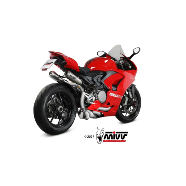 MIVV-Komplettanlage 2x2 XM1 - Titan für DUCATI - PANIGALE V2 BJ. 2020 > 2024 - R.DU.0004.SC4T