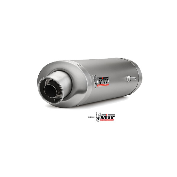 MIVV Auspuff - 2 SLIP-ON - OVAL - TITAN fr DUCATI 996 Bj. 1994 > 2001 - UD.005.L4