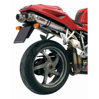 MIVV Auspuff - 2 SLIP-ON - OVAL - TITAN fr DUCATI 998...