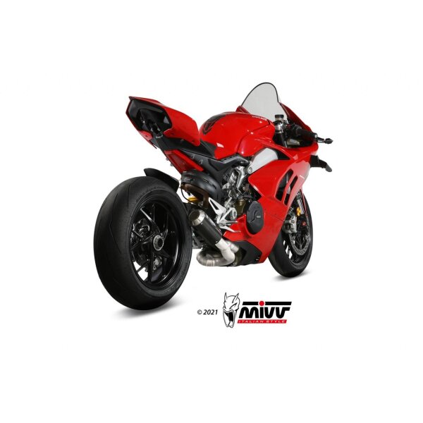 MIVV Auspuff - Komplettanlage 2x1 - MK3 - CARBON fr DUCATI PANIGALE V4 Bj. 2018 > 2022 - R.DU.0006.SM3C