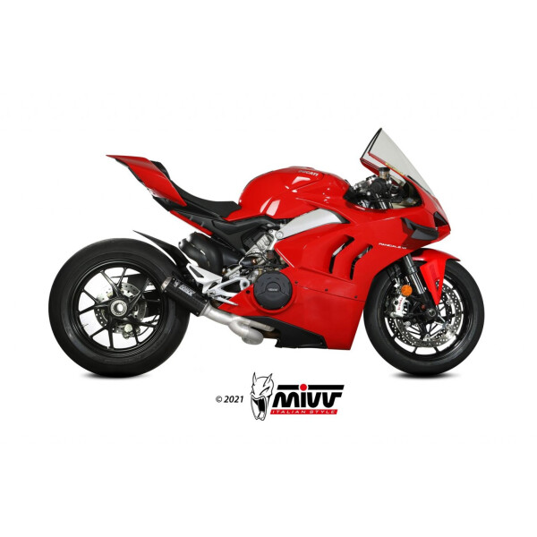 MIVV Auspuff - Komplettanlage 2x1 - MK3 - CARBON fr DUCATI PANIGALE V4 Bj. 2018 > 2022 - R.DU.0006.SM3C