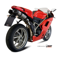 MIVV-2 SLIP-ON SUONO - Edelstahl für DUCATI - 1198 BJ. 2009 > 2012 - UD.021.L7