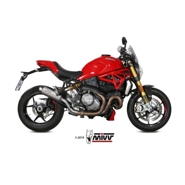 MIVV-SLIP-ON GPpro - Titan für DUCATI - MONSTER 1200 BJ. 2017 > 2021 - D.041.L6P