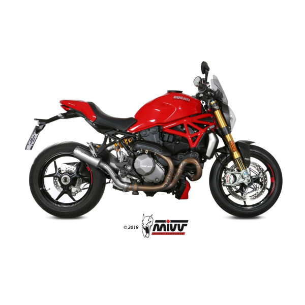 MIVV Auspuff - SLIP-ON - MK3 - EDELSTAHL fr DUCATI MONSTER 1200 Bj. 2017 > 2021 - D.041.SM3X