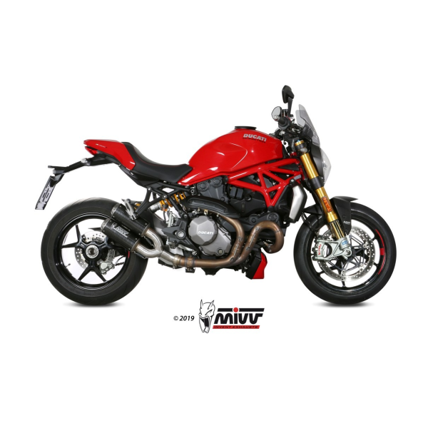 MIVV-2 SLIP-ON MK3 - Carbon für DUCATI - MONSTER 1200 BJ. 2017 > 2021 - D.042.SM3C