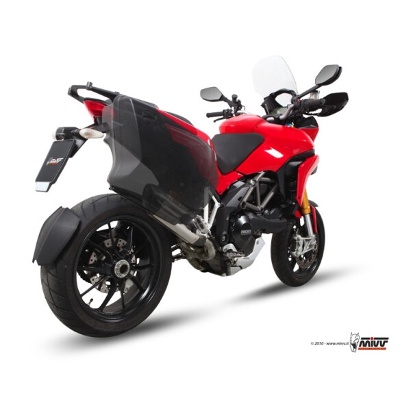 MIVV Auspuff - SLIP-ON - SUONO - EDELSTAHL fr DUCATI MULTISTRADA 1200 Bj. 2010 > 2014 - D.027.L7