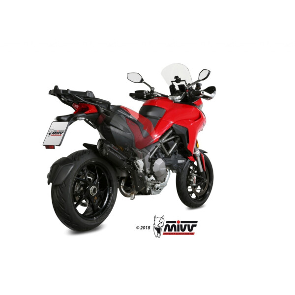 MIVV Auspuff - SLIP-ON - SUONO - BLACK fr DUCATI MULTISTRADA 1200 Bj. 2015 > 2017 - D.033.S9