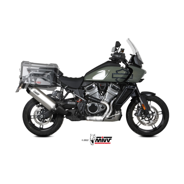 MIVV-SLIP-ON SPEED EDGE - Titan für HARLEY DAVIDSON - PAN AMERICA / SPECIAL BJ. 2021 > 2025 - HD.003.LRT