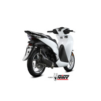 MIVV Auspuff - Komplettanlage 1x1 - MOVER - BLACK fr...