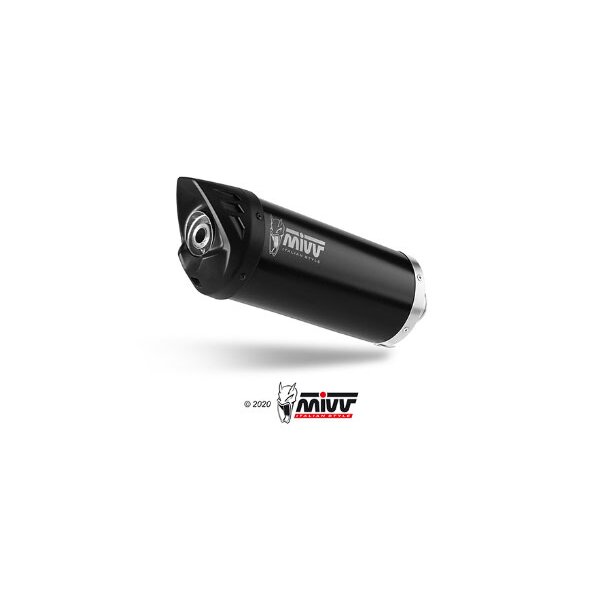 MIVV Auspuff - Komplettanlage 1x1 - MOVER - BLACK fr HONDA SH 150 Bj. 2017 > 2019 - MV.HO.0005.LV