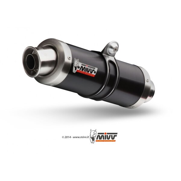MIVV Auspuff - SLIP-ON - GP - BLACK fr HONDA CBR 250 R Bj. 2011 > 2014 - H.047.LXB