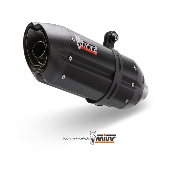 MIVV Auspuff - SLIP-ON - SUONO - BLACK fr HONDA CB 500 F Bj. 2016 > 2018 - H.062.L9