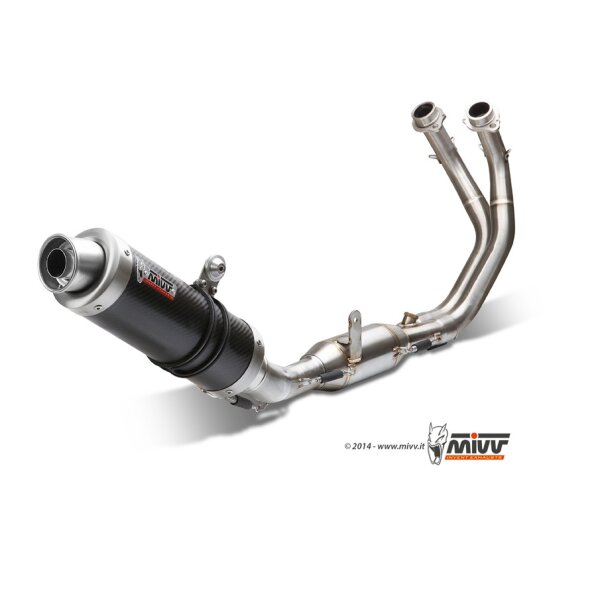 MIVV Auspuff - Kat-Ersatzrohr,-Krmmer, kompatibel mit MIVV Endschalldmpfer H.051   - - - - fr HONDA CB 500 F / X Bj. 2013 > 2015 - H.051.C1