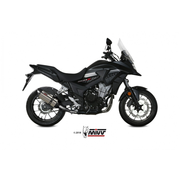 MIVV-SLIP-ON SUONO - Edelstahl für HONDA - CB 500 X BJ. 2017 > 2020 - H.067.L7