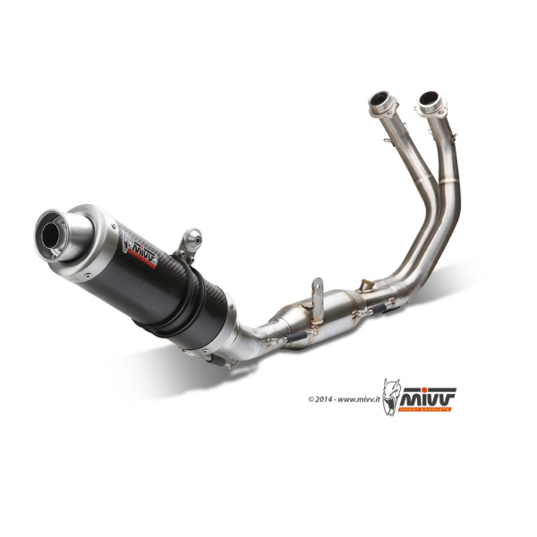 MIVV-Kat-Ersatz-Krümmer, kompatibel nur mit MIVV Schalldämpfern H.051.  -  für HONDA - CBR 500 R BJ. 2013 > 2015 - H.051.C1