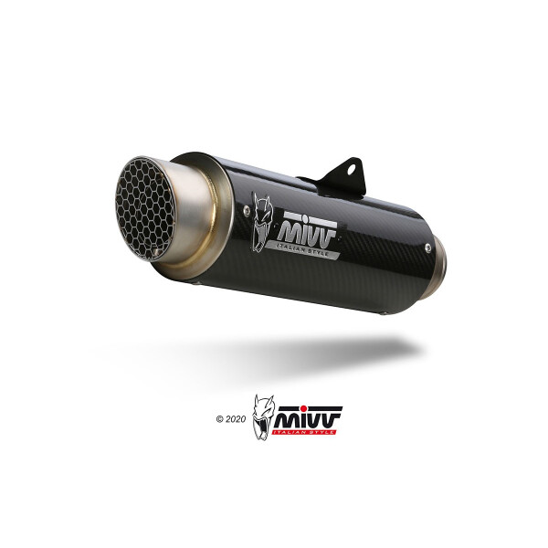 MIVV Auspuff - SLIP-ON - GPpro - CARBON fr HONDA CBR 500 R Bj. 2019 > 2020 - H.083.L2P