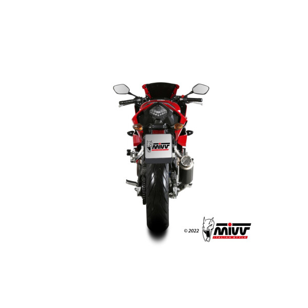 MIVV Auspuff - SLIP-ON - GPpro - CARBON fr HONDA CBR 500 R Bj. 2019 > 2020 - H.083.L2P