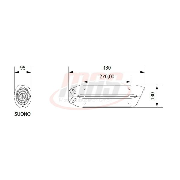 MIVV Auspuff - Komplettanlage 4x2x1 - SUONO - EDELSTAHL für HONDA CBR 600 RR Bj. 2007 > 2012 - X.HO.0001.S7
