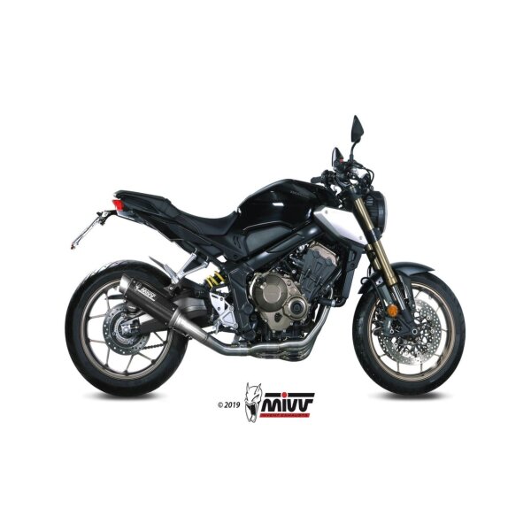 MIVV Auspuff - Komplettanlage 4x2x1 - GPpro - CARBON fr HONDA CB 650 R Bj. 2019 > 2023 - H.072.L2P