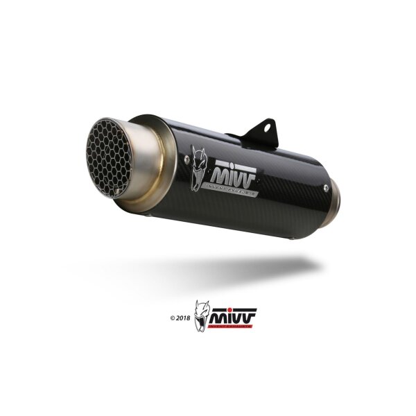 MIVV Auspuff - Komplettanlage 4x2x1 - GPpro - CARBON fr HONDA CB 650 R Bj. 2019 > 2023 - H.072.L2P