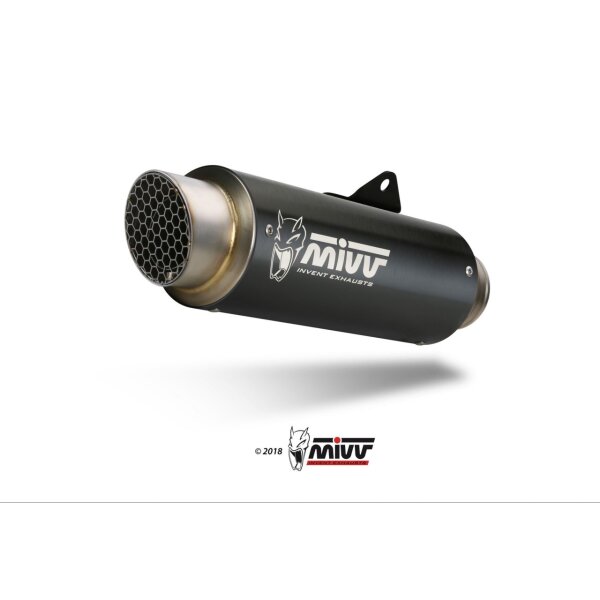 MIVV Auspuff - Komplettanlage 4x2x1 - GPpro - BLACK fr HONDA CB 650 R Bj. 2019 > 2023 - H.072.LXBP