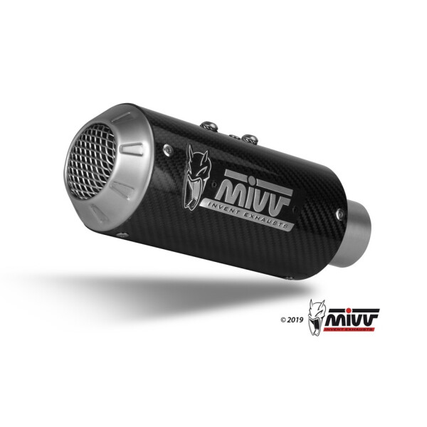 MIVV Auspuff - Komplettanlage 4x2x1 - MK3 - CARBON fr HONDA CB 650 R Bj. 2019 > 2023 - H.072.SM3C