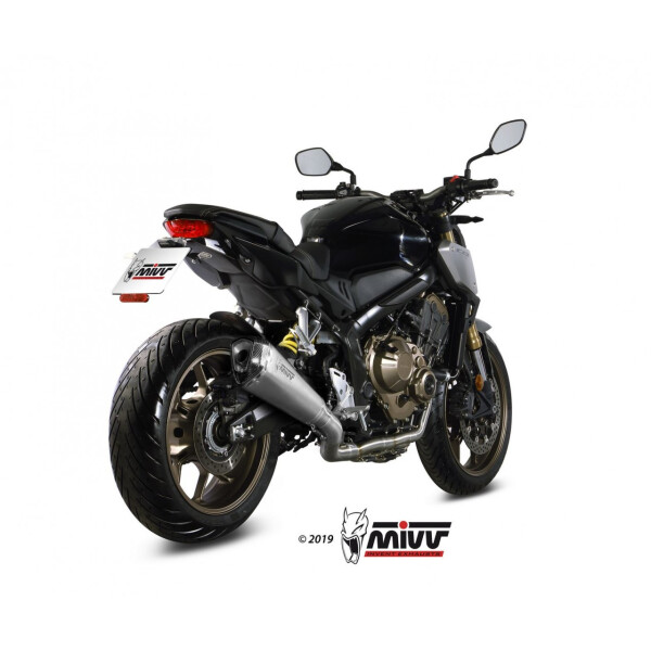 MIVV Auspuff - Komplettanlage 4x2x1 - DELTA RACE - EDELSTAHL fr HONDA CBR 650 R Bj. 2019 > 2023 - H.072.LDRX