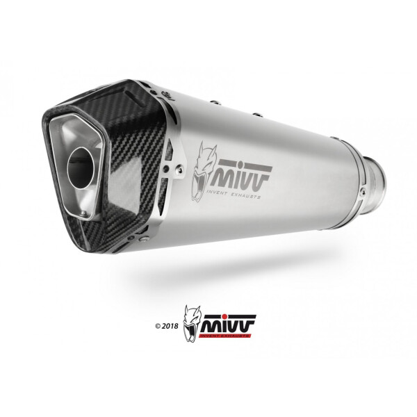 MIVV Auspuff - Komplettanlage 4x2x1 - DELTA RACE - EDELSTAHL fr HONDA CBR 650 R Bj. 2019 > 2023 - H.072.LDRX