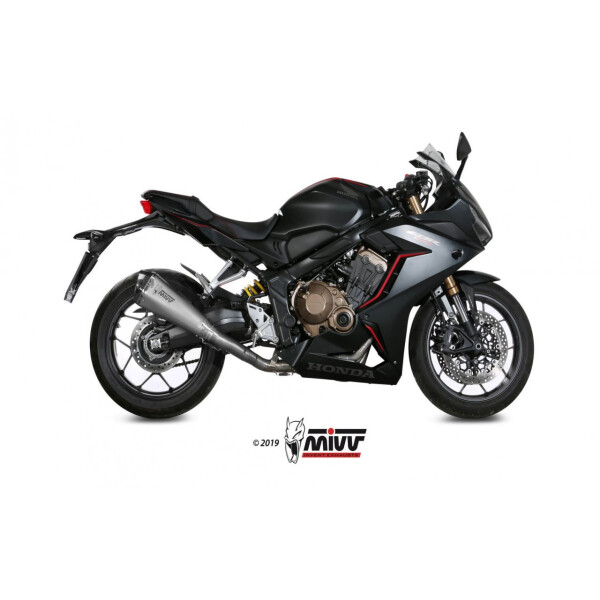 MIVV Auspuff - Komplettanlage 4x2x1 - DELTA RACE - EDELSTAHL fr HONDA CBR 650 R Bj. 2019 > 2023 - H.072.LDRX