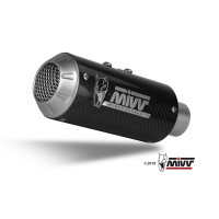 MIVV-Komplettanlage 4x2x1 MK3 - Carbon für HONDA - CBR 650 R BJ. 2019 > 2023 - H.072.SM3C