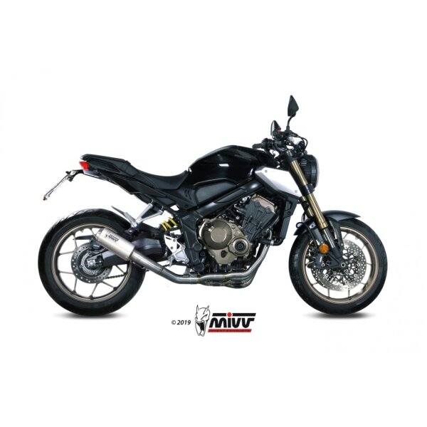MIVV Auspuff - Komplettanlage 4x2x1 - MK3 - EDELSTAHL fr HONDA CBR 650 R Bj. 2019 > 2023 - H.072.SM3X