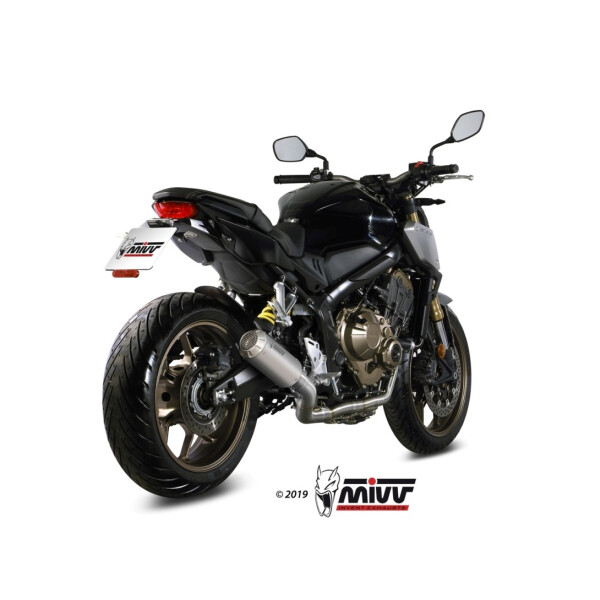 MIVV Auspuff - Komplettanlage 4x2x1 - MK3 - EDELSTAHL fr HONDA CBR 650 R Bj. 2019 > 2023 - H.072.SM3X