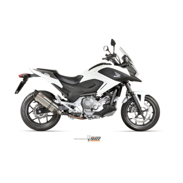 MIVV-SLIP-ON SUONO - Edelstahl für HONDA - NC 700 S / X BJ. 2012 > 2014 - H.046.L7