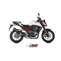 MIVV-SLIP-ON OVAL - Carbon mit Carbon Endkappe für HONDA - CB750 HORNET BJ. 2023 > 2025 - H.085.L3C