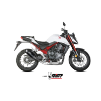MIVV-SLIP-ON GPpro - Edelstahl Schwarz für HONDA - CB750 HORNET BJ. 2023 > 2024 - H.085.LXBP