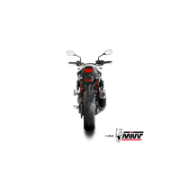 MIVV-SLIP-ON GPpro - Edelstahl Schwarz für HONDA - CB750 HORNET BJ. 2023 > 2024 - H.085.LXBP