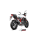 MIVV-SLIP-ON GPpro - Edelstahl Schwarz für HONDA - CB750 HORNET BJ. 2023 > 2024 - H.085.LXBP