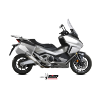 MIVV-SLIP-ON DELTA RACE - Edelstahl für HONDA - FORZA 750 BJ. 2021 > 2025 - H.080.LDRX