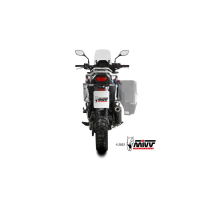 MIVV-SLIP-ON OVAL - Edelstahl Schwarz für HONDA - XL750 TRANSALP BJ. 2023 > 2024 - H.086.LZ