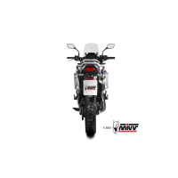 MIVV-SLIP-ON DAKAR - Edelstahl Schwarz für HONDA - XL750 TRANSALP BJ. 2023 > 2025 - H.087.LDKB