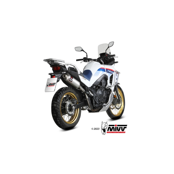 MIVV-SLIP-ON DAKAR - Edelstahl für HONDA - XL750 TRANSALP BJ. 2023 > 2025 - H.087.LDKX