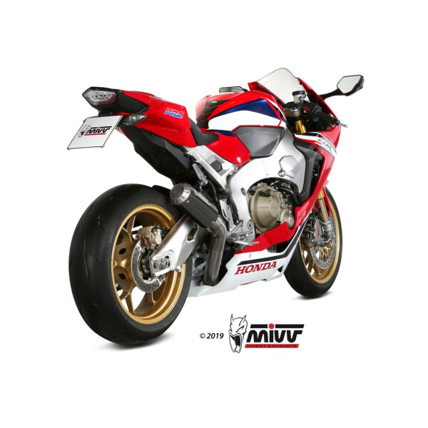 MIVV Auspuff - SLIP-ON - MK3 - CARBON fr HONDA CBR 1000 RR Bj. 2017 > 2019 - H.070.SM3C