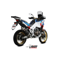 MIVV-SLIP-ON - DAKAR - Edelstahl Schwarz für HONDA - CRF 1100 L AFRICA TWIN BJ. 2020 > 2025 - H.079.LEKB