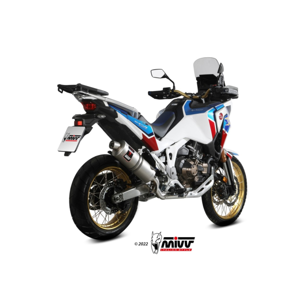 MIVV-SLIP-ON DAKAR - Edelstahl für HONDA - CRF 1100 L AFRICA TWIN BJ. 2020 > 2025 - H.079.LEKX