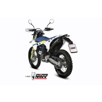 MIVV Auspuff - SLIP-ON - STR1 - BLACK fr HUSQVARNA 701...