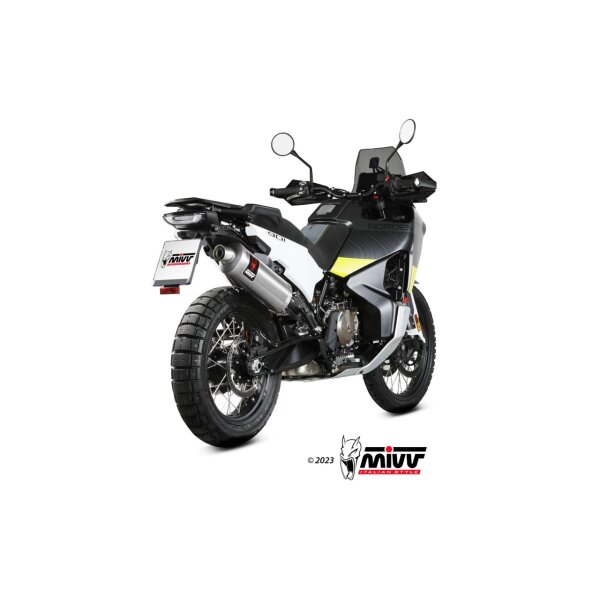 MIVV Auspuff - SLIP-ON - DAKAR - EDELSTAHL fr HUSQVARNA NORDEN 901 Bj. 2022 > 2023 - HU.002.LEKX